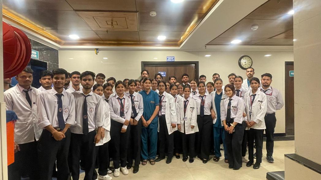 Visit at DSSH hospital,mohkampur on the occasion of OT day by ot students