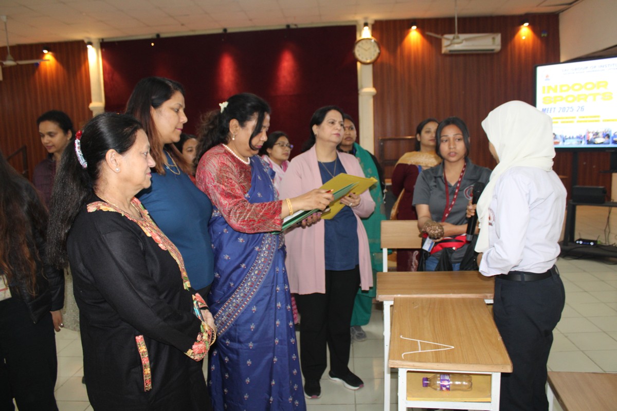 Indoor Sports Meet 2025–2026 Day 1