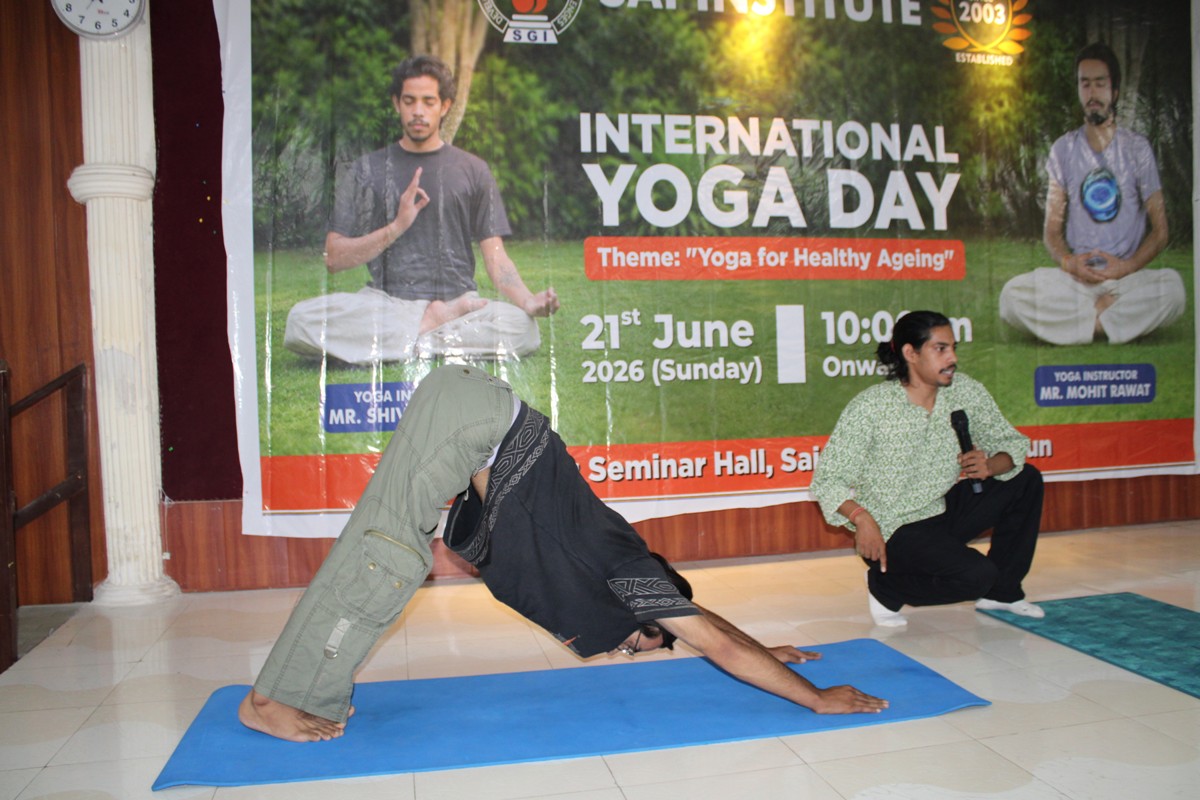 International Yoga Day 2026 Celebration at Sai Institute, Dehradun